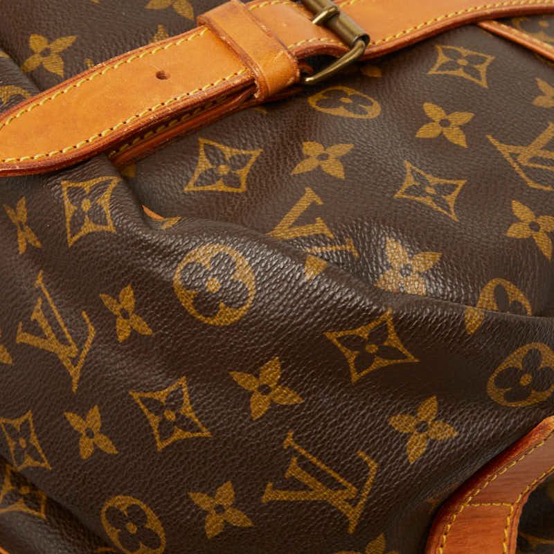 Louis Vuitton Monogram Saumur 43 Crossbody Shoulder Bag Brown Leather — view 5