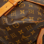 Louis Vuitton Monogram Saumur 43 Crossbody Shoulder Bag Brown Leather — view 7