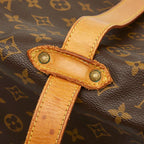 Louis Vuitton Monogram Saumur 43 Crossbody Shoulder Bag Brown Leather — view 8