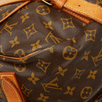 Louis Vuitton Monogram Saumur 43 Crossbody Shoulder Bag Brown Leather — view 6