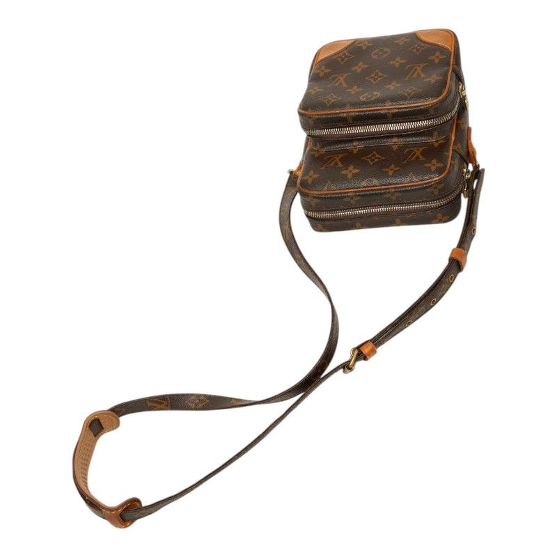 Louis Vuitton Monogram Amazon Crossbody Shoulder Bag Brown Leather — view 8