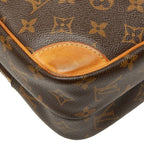 Louis Vuitton Monogram Amazon Crossbody Shoulder Bag Brown Leather — view 7