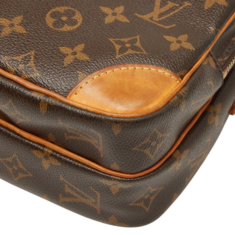 Louis Vuitton Monogram Amazon Crossbody Shoulder Bag Brown Leather — view 4