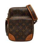Louis Vuitton Monogram Amazon Crossbody Shoulder Bag Brown Leather