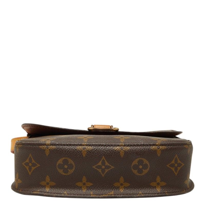 Louis Vuitton Monogram Saint Cloud MM Crossbody Shoulder Bag Brown Leather — view 3