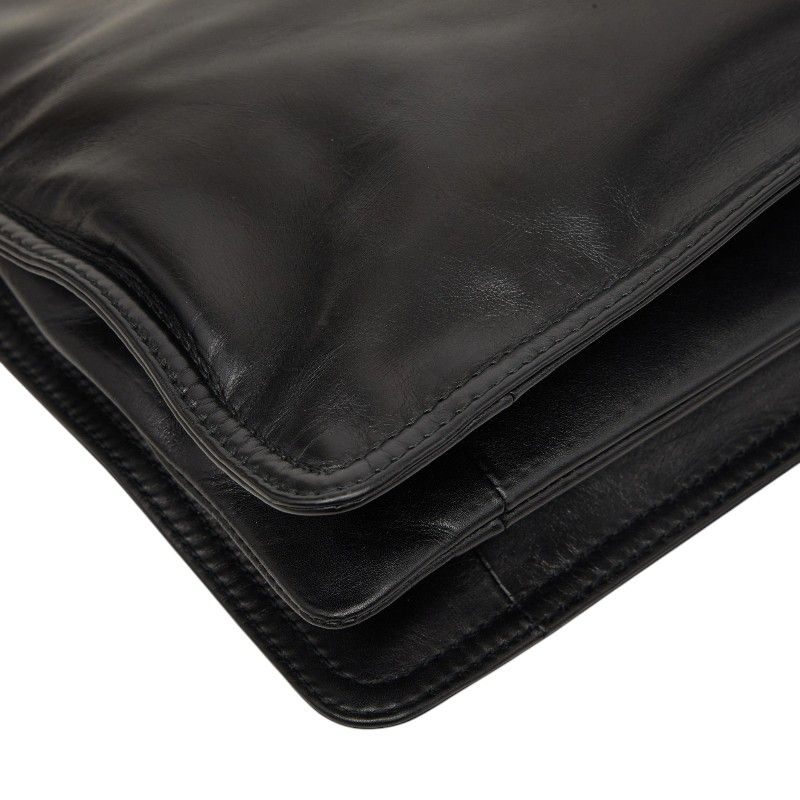 Bottega Veneta Clutch Black Leather — view 7