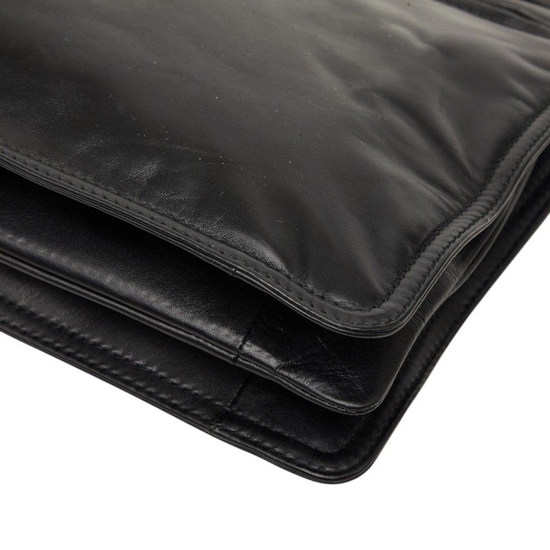 Bottega Veneta Clutch Black Leather — view 4
