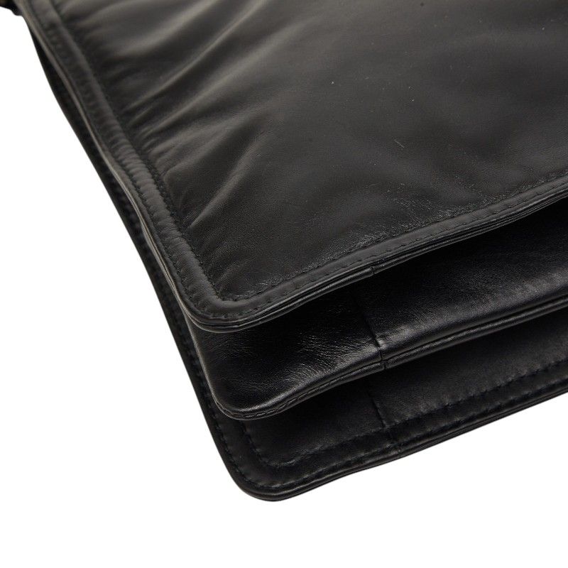 Bottega Veneta Clutch Black Leather — view 5