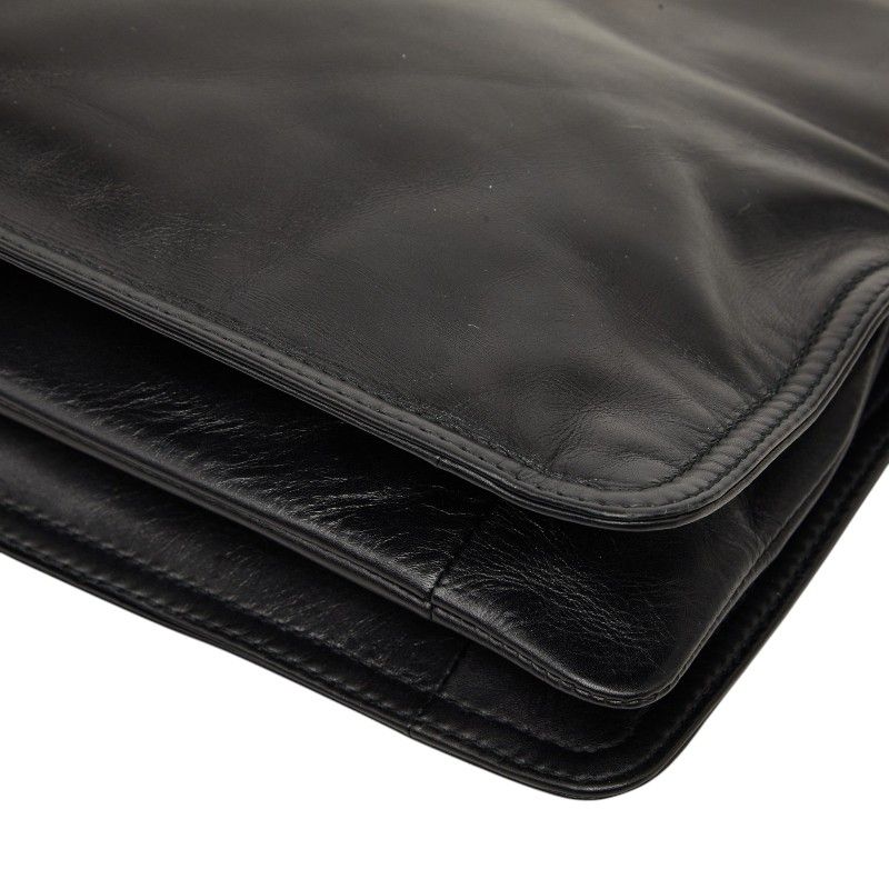 Bottega Veneta Clutch Black Leather — view 6