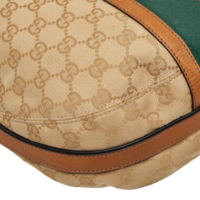 Gucci GG Canvas Sherry Line Tassel Shoulder Bag Beige Multicolor — view 5