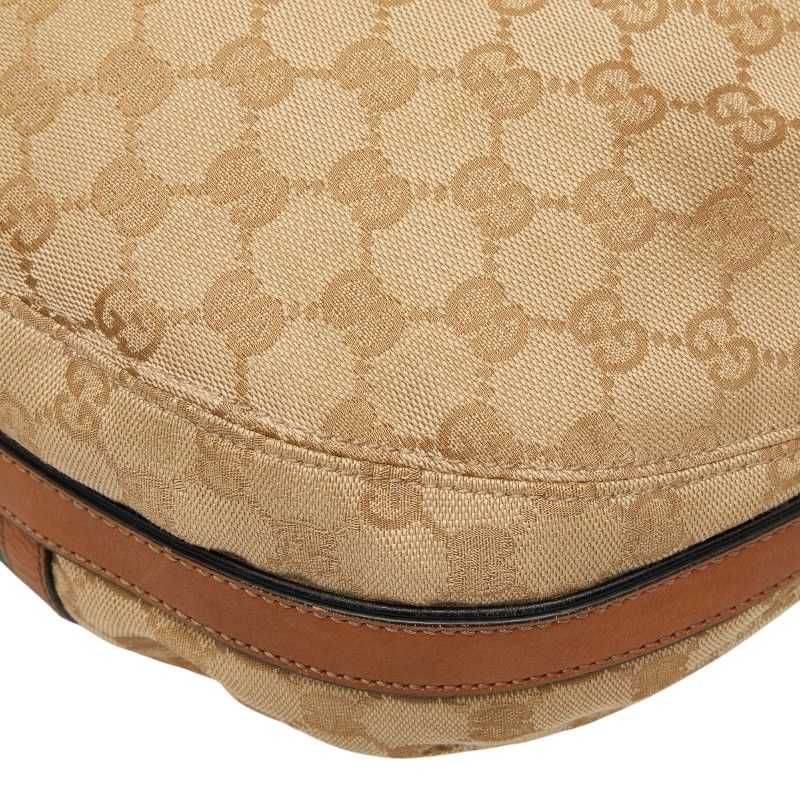 Gucci GG Canvas Sherry Line Tassel Shoulder Bag Beige Multicolor — view 6