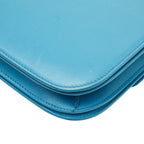 Celine Classic Box Shoulder Bag Light Blue Leather — view 6