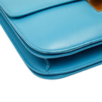 Celine Classic Box Shoulder Bag Light Blue Leather — view 5