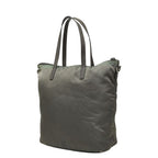 Prada 2-Way Shoulder Bag Gray Nylon Saffiano Leather — view 2