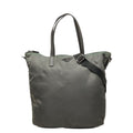 Prada 2-Way Shoulder Bag Gray Nylon Saffiano Leather
