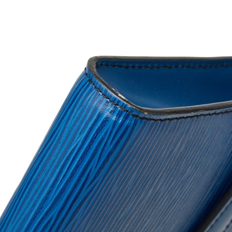 Louis Vuitton Epi Pochette Arche Shoulder Bag Toledo Blue Leather — view 5
