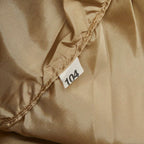 Prada Shoulder Bag Beige Canvas Leather — view 9