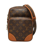 Louis Vuitton Monogram Amazon Crossbody Shoulder Bag Brown Leather