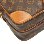 Louis Vuitton Monogram Amazon Crossbody Shoulder Bag Brown Leather — view 5