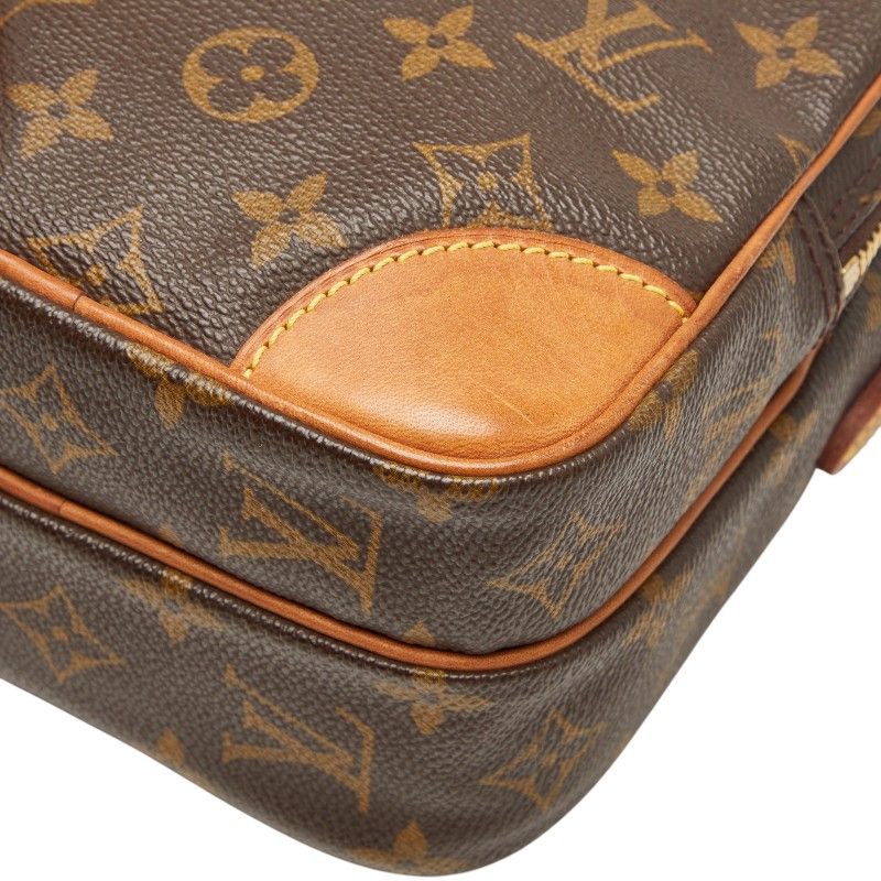 Louis Vuitton Monogram Amazon Crossbody Shoulder Bag Brown Leather — view 4