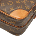 Louis Vuitton Monogram Amazon Crossbody Shoulder Bag Brown Leather — view 4