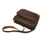 Louis Vuitton Monogram Nile Shoulder Bag Brown Leather — view 9