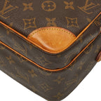 Louis Vuitton Monogram Nile Shoulder Bag Brown Leather — view 4