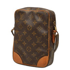 Louis Vuitton Monogram Danube Crossbody Shoulder Bag Brown Leather — view 2