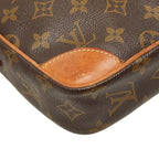 Louis Vuitton Monogram Danube Crossbody Shoulder Bag Brown Leather — view 5