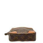 Louis Vuitton Monogram Danube Crossbody Shoulder Bag Brown Leather — view 3