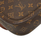 Louis Vuitton Monogram Mini Saint Cloud Shoulder Bag Brown Leather — view 7