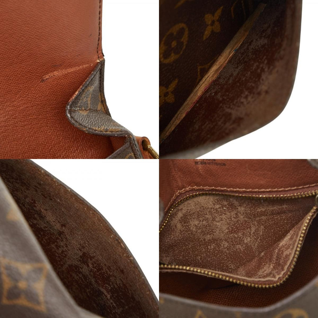 Louis Vuitton Monogram Mini Saint Cloud Shoulder Bag Brown Leather — view 9