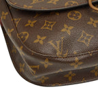 Louis Vuitton Monogram Saint Cloud GM Crossbody Shoulder Bag Brown Leather — view 5