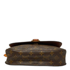 Louis Vuitton Monogram Saint Cloud GM Crossbody Shoulder Bag Brown Leather — view 3