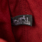 Hermes Fourre Tout PM Handbag Red Canvas — view 9