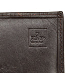 Fendi Zucca Wallet Brown Canvas Leather — view 8