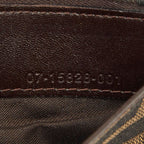 Fendi Zucca Wallet Brown Canvas Leather — view 9