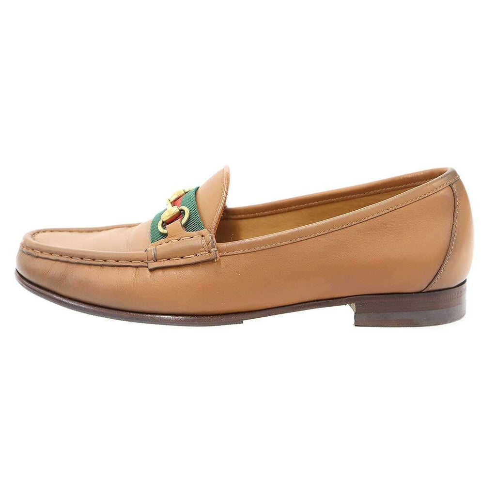 Gucci Sherry Line Horsebit Loafers Brown — view 2