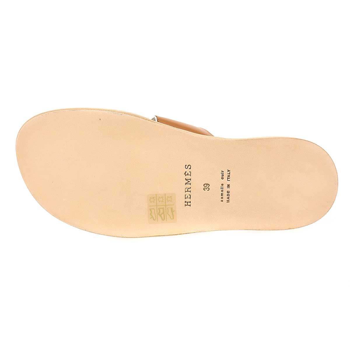 Hermes Izmir Sandals Brown — view 4