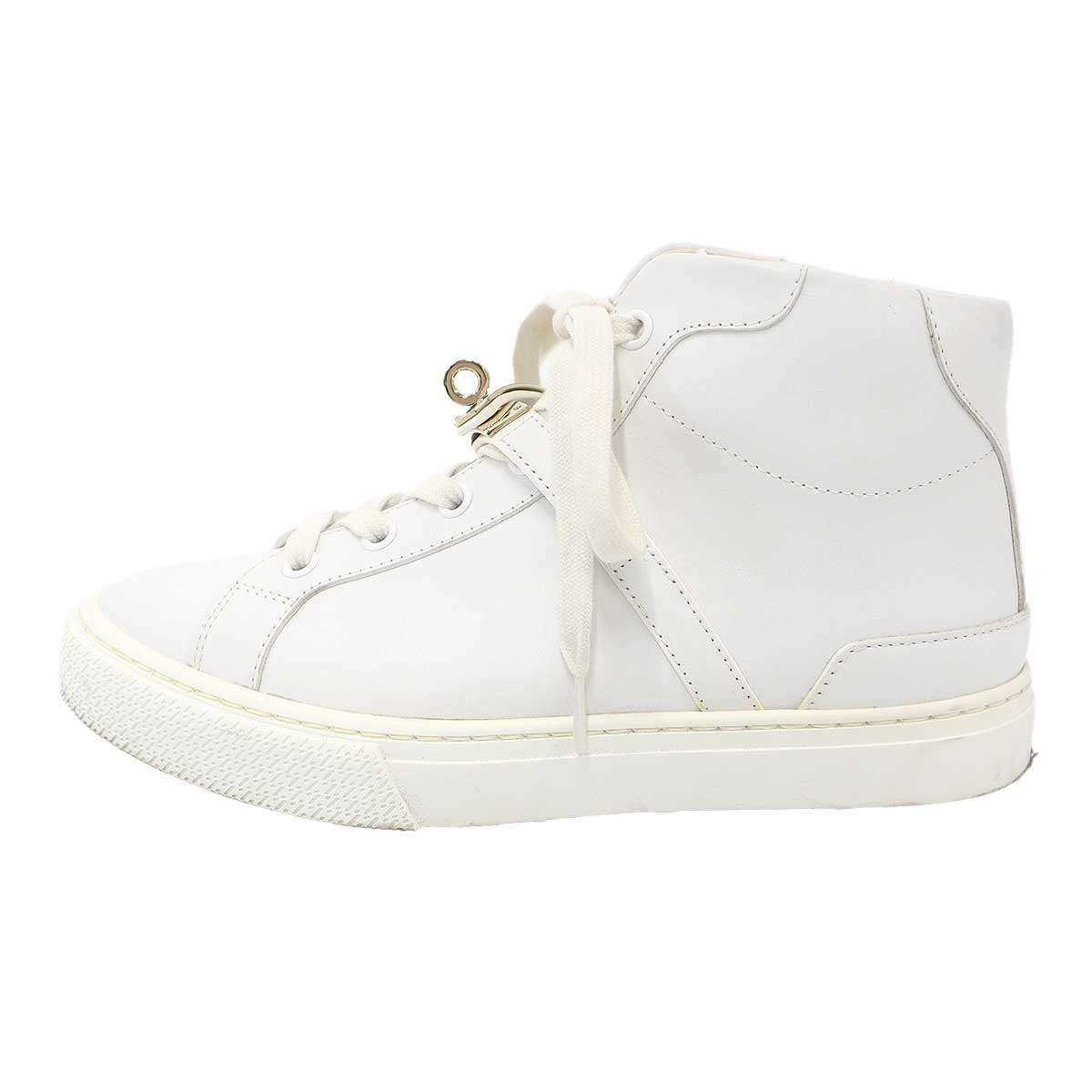 Hermes Daydream Kelly High Cut Sneakers White — view 2