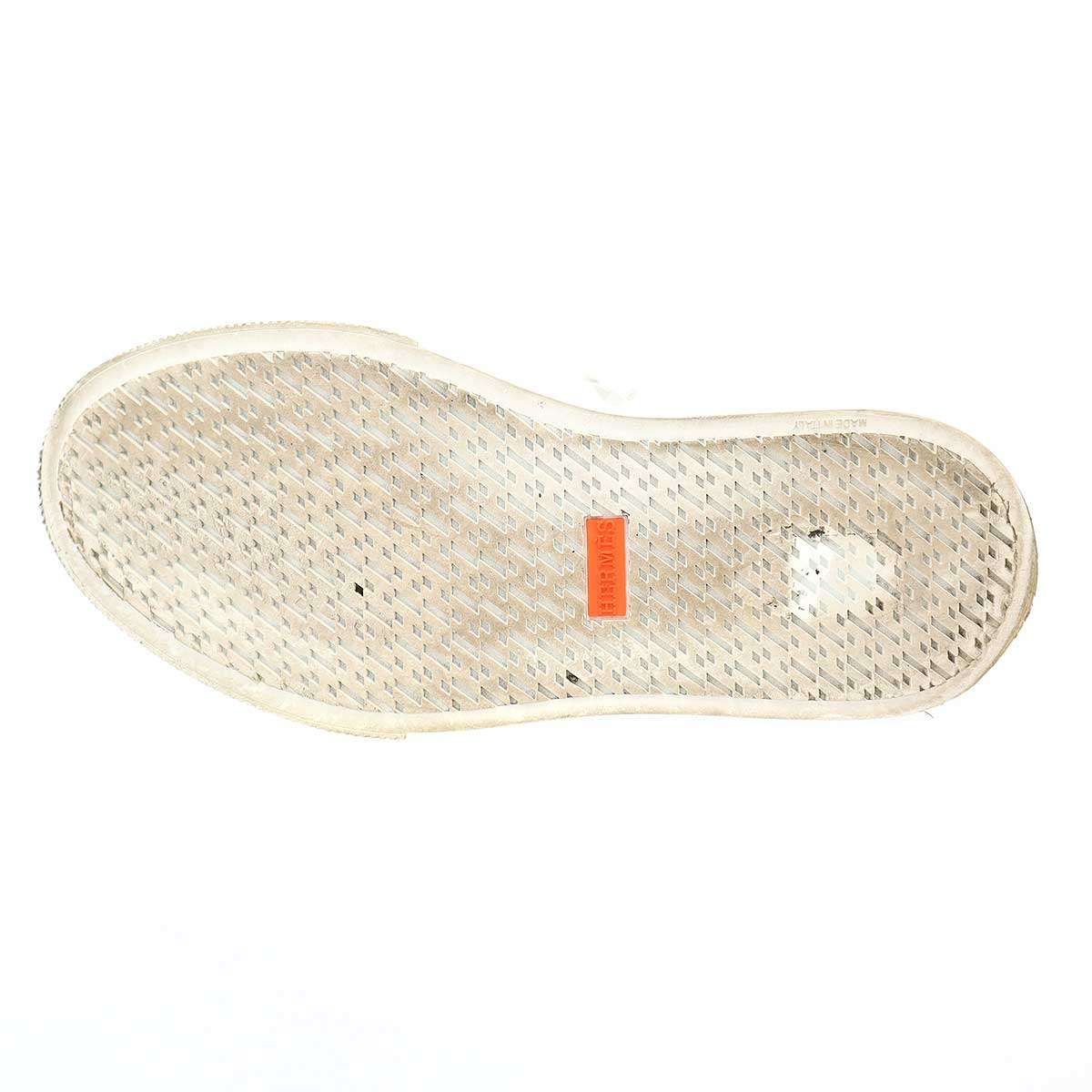 Hermes Daydream Kelly High Cut Sneakers White — view 4