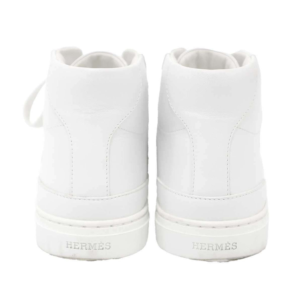 Hermes Daydream Kelly High Cut Sneakers White — view 3
