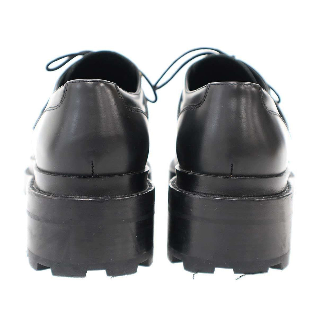 Hermes Kelly Derby Fast Leather Shoes Black — view 3