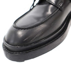 Hermes Kelly Derby Fast Leather Shoes Black — view 9