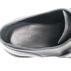 Hermes Kelly Derby Fast Leather Shoes Black — view 5
