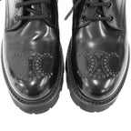 Celine Triomphe Leather Derby Shoes BE Black — view 7