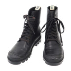 Loewe les Up Leather Boots Black