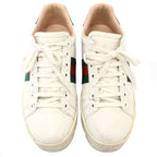 Gucci Ace Embroidery Platform Sneakers White — view 7