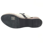 Hermes Carlotta Mule Sabo Logo Kelly Sandals Gray Black — view 4