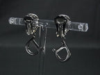 Dior Earrings Silver Metal Rhinestone Clip on — view 2